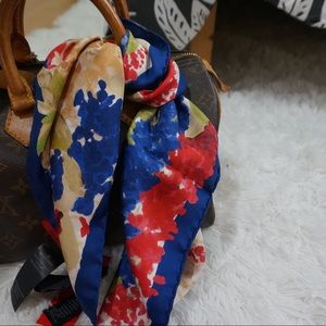 Carolina Herrera Silk Neck Scarf